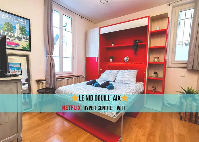 Le Nid Douill'aix Wifi Centre-ville Apartman Aix-les-Bains